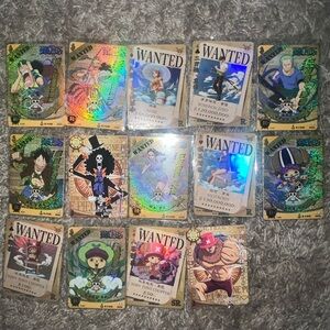 One Piece Holographic Trading Cards Set